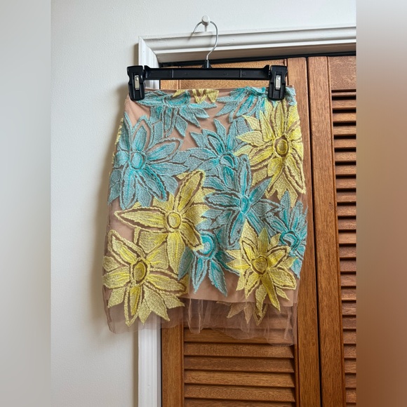 For Love & Lemons X Nasty Gal Wildflower Skirt Size S - Picture 6 of 13